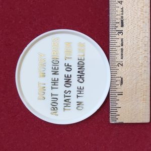 Vintage 1960's/70's coasters - funny party sayings